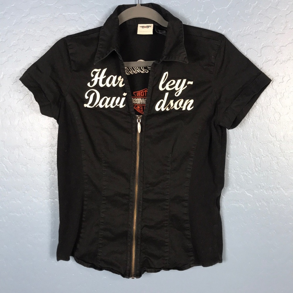 Harley Davidson Women’s Embroidered Vest Size M